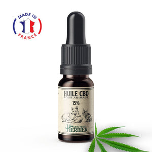 Thumbnail Pipette avec goute d&#39;huile CBD Pour Animaux 15% - Mon Petit Herbier