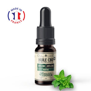 Thumbnail Goutte Huile CBD 40% Menthe - Mon Petit Herbier