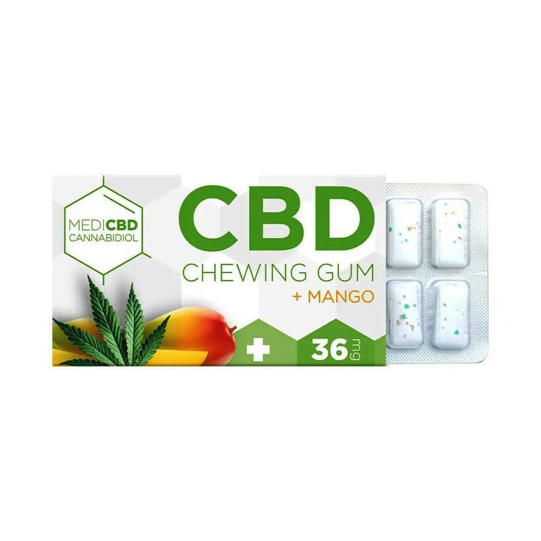 Chewing-Gum CBD Mangue - Mon Petit Herbier
