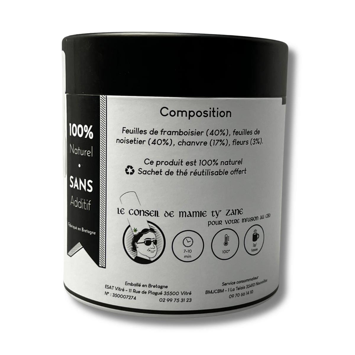 Composition Substitut de tabac - Alternactiv - Mon Petit Herbier