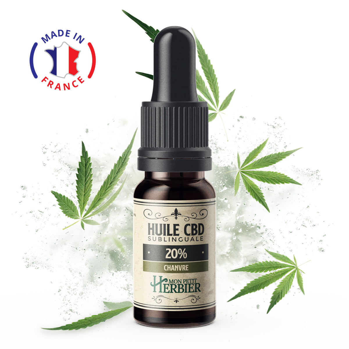 Huile CBD 20% Chanvre - Mon Petit Herbier