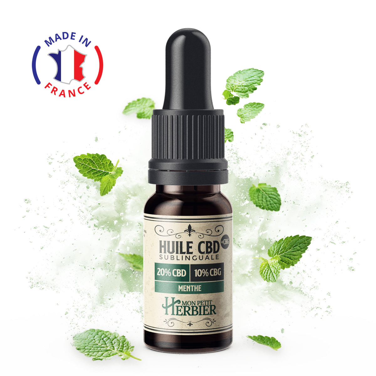 Huile CBD 30% Menthe - Mon Petit Herbier