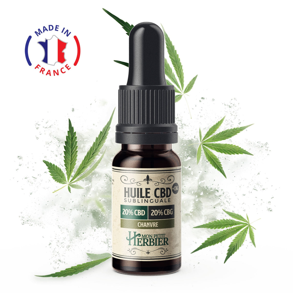 Huile CBD 40% Chanvre - Mon Petit Herbier