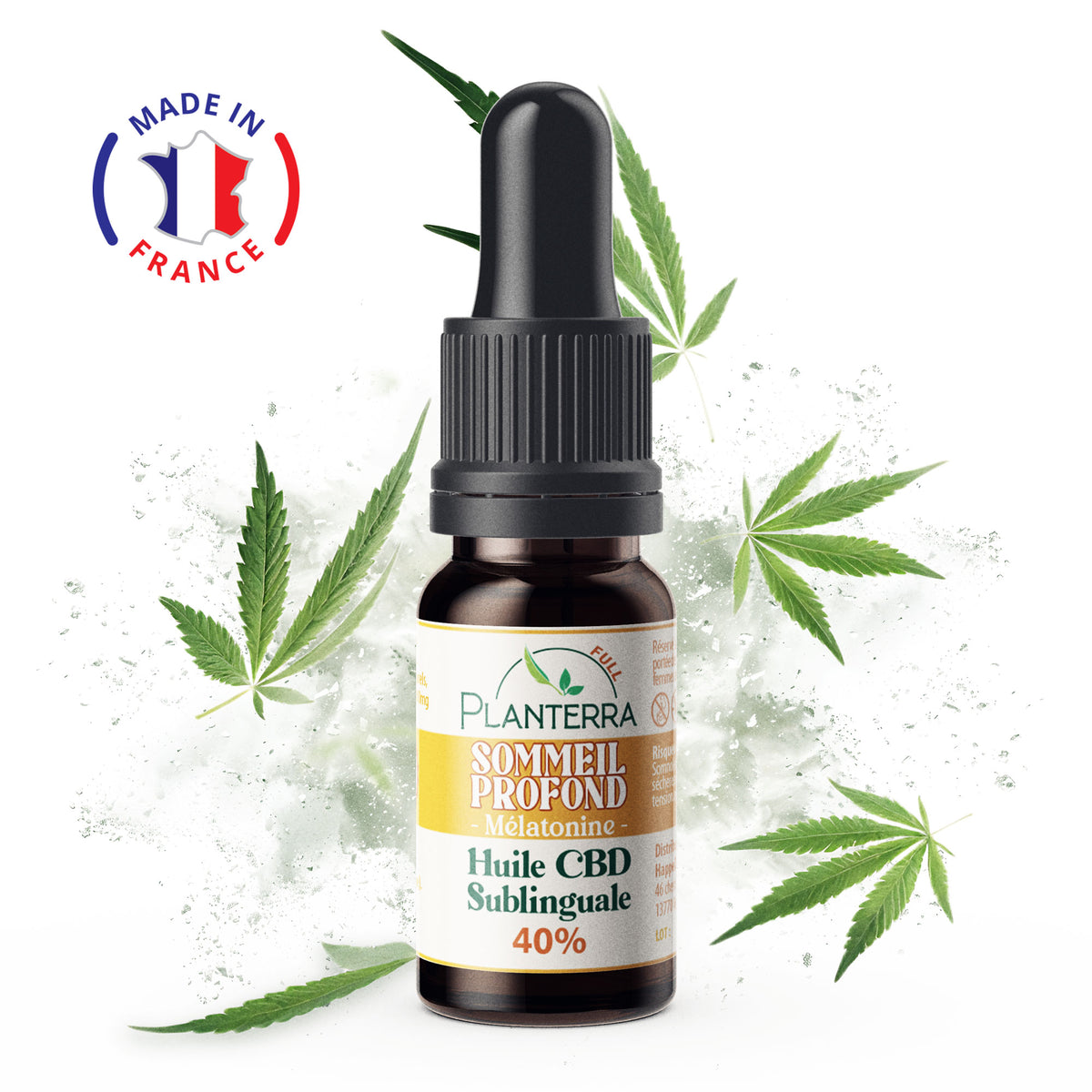 Huile CBD 40% Sommeil profond - Planterra - Mon Petit Herbier