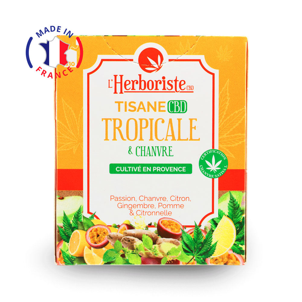 Infusettes CBD Tropicale - Tisane - L&#39;Herboriste - Mon Petit Herbier