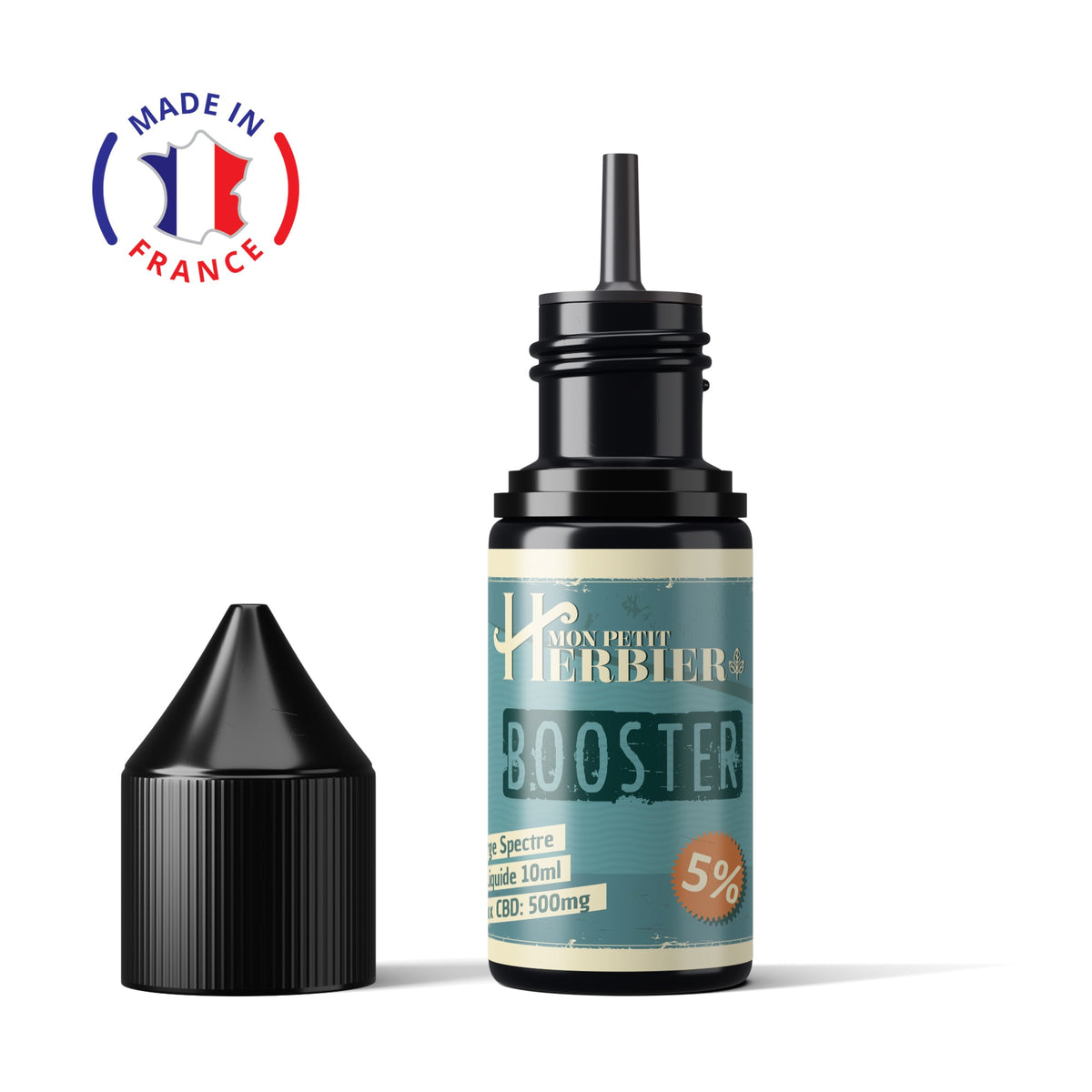 Booster E-liquide CBD 5% bouteille décapuchonné - Mon Petit Herbier