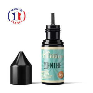 Thumbnail E-liquide CBD Menthe 5% bouteille décapuchonné - Mon Petit Herbier 