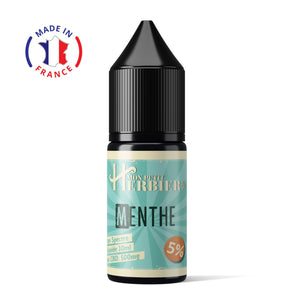 Thumbnail E-liquide CBD Menthe 5% bouteille décapuchonné - Mon Petit Herbier 