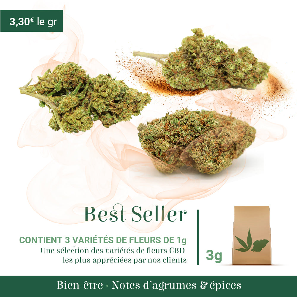 Fleur CBD Peach Buddha - Green House - Mon Petit Herbier