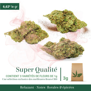 Thumbnail Fleur CBD 25% Super Channel en Vrac - Indoor - Mon Petit Herbier