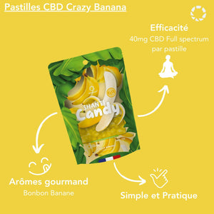 Thumbnail Bienfaits Pastilles CBD Banane - Novaloa - Mon Petit Herbier