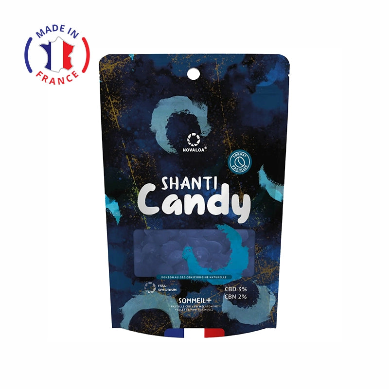 Packaging Pastilles CBD Sommeil+ CBN &amp; Mélatonine - Novaloa - Mon Petit Herbier