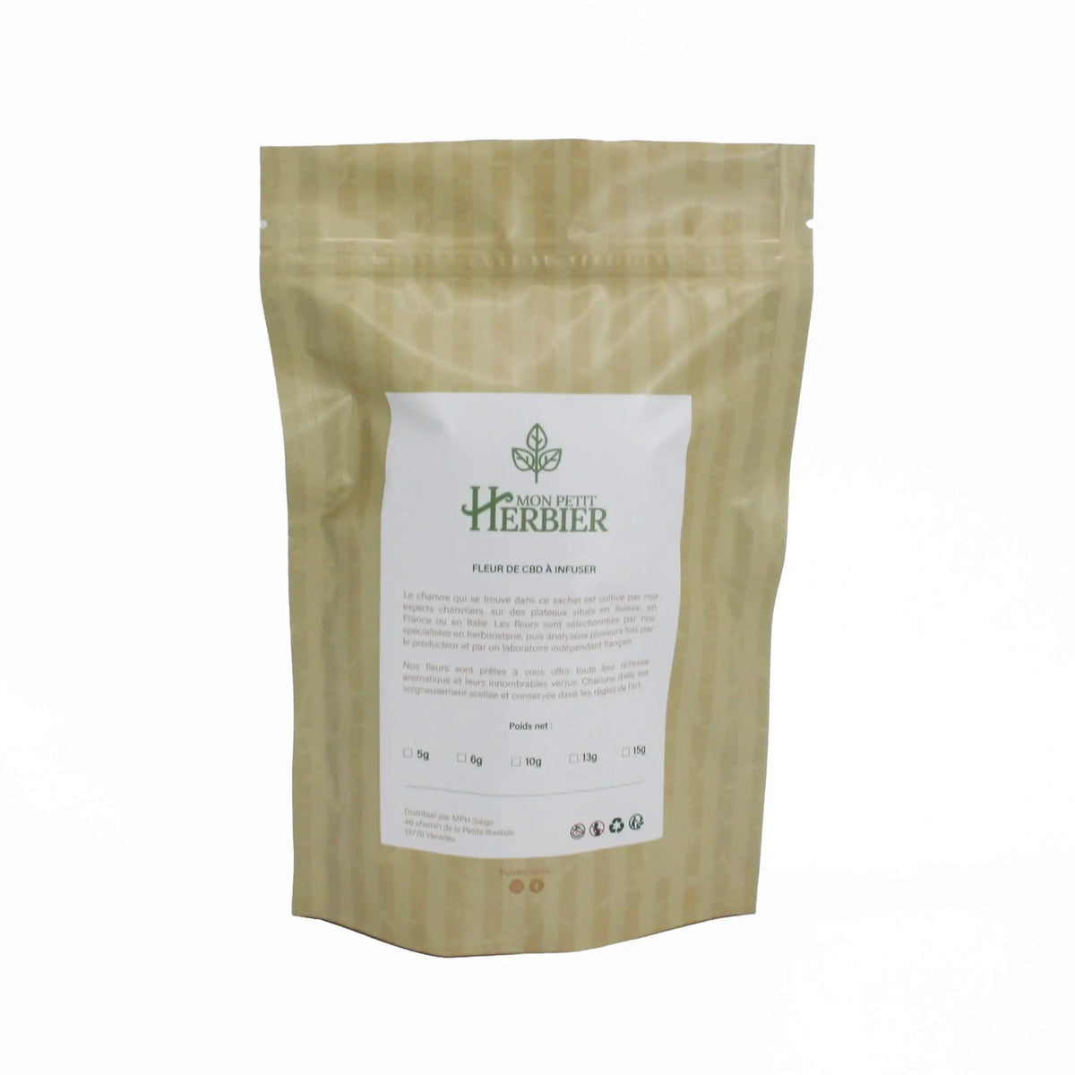 Packaging fleur CBD 11% Super Channel en Vrac - Indoor - Mon Petit Herbier