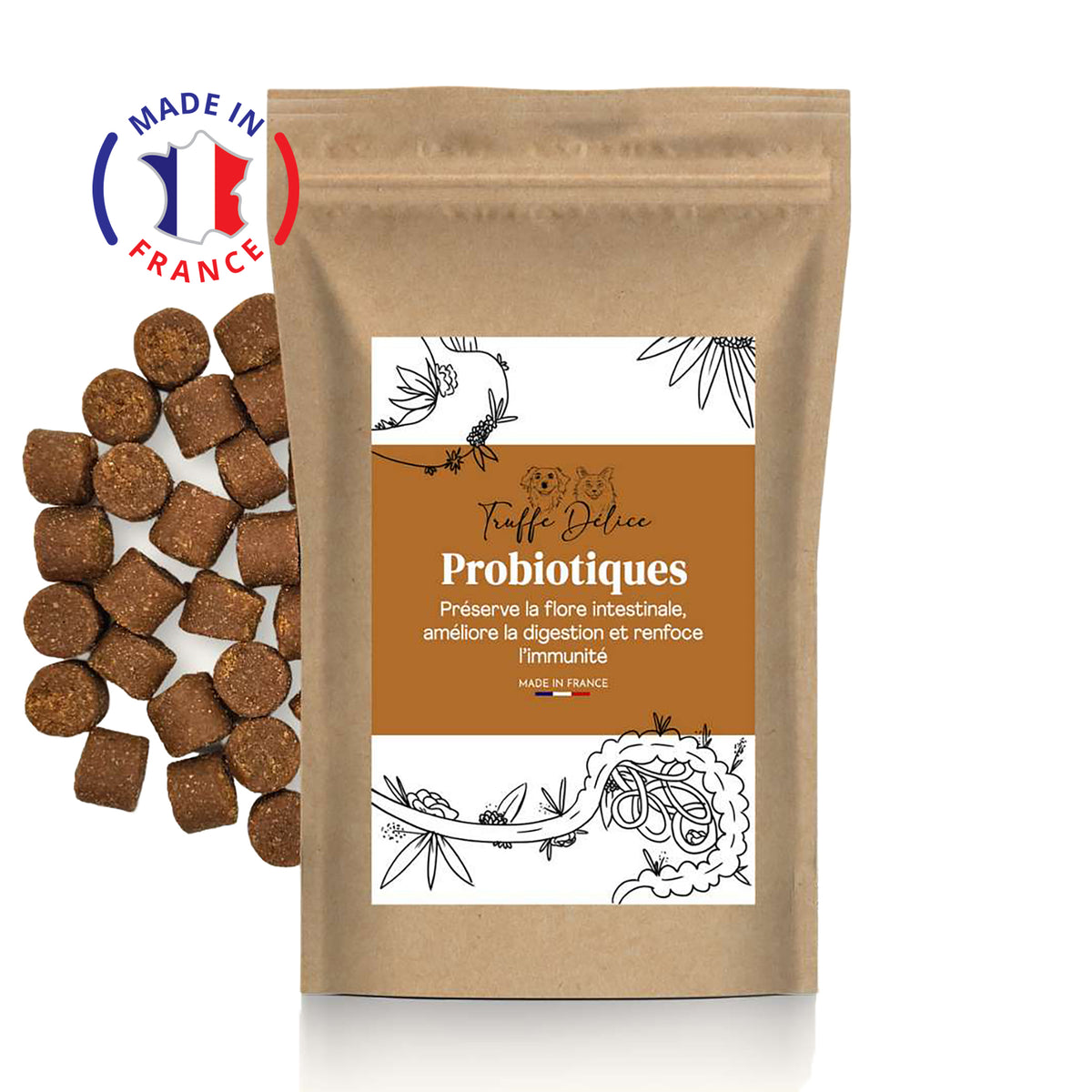 Probiotiques pour Chiens - Truffe délice - Mon Petit Herbier