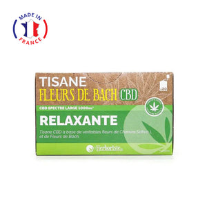 Thumbnail Tisane Fleurs de Bach Infusettes CBD - Relaxante -1000mg x 20 - Mon Petit Herbier