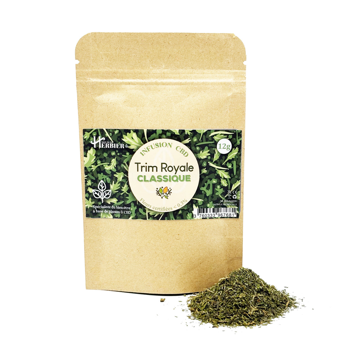 Trim CBD Royale Classique 12g - Mon Petit Herbier