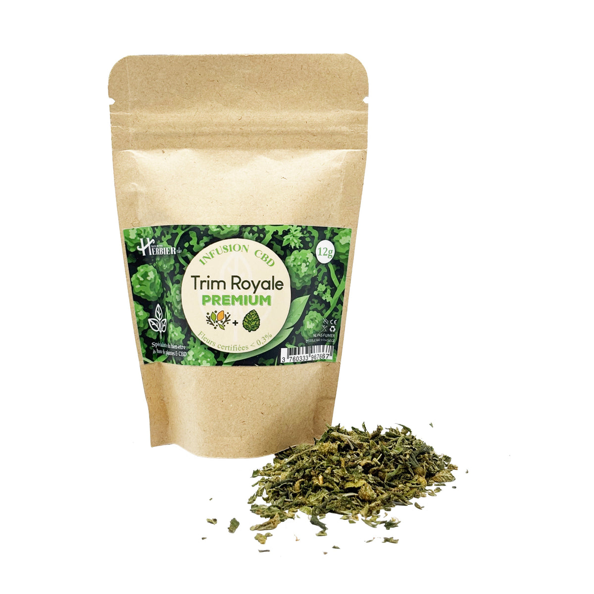 Trim CBD Royale Premium 12g - Mon Petit Herbier