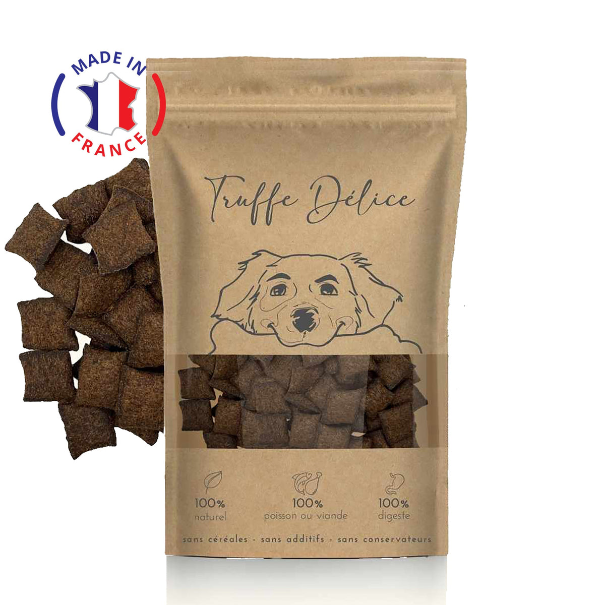 Visuel Friandises CBD pour Chiens - Truffe délice - Mon Petit Herbier