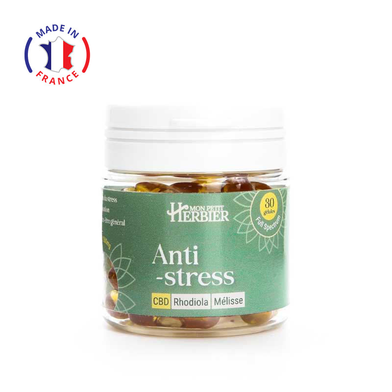 Gélules CBD Antistress - Mon Petit Herbier