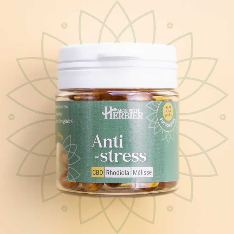 Gélules CBD Antistress - Mon Petit Herbier