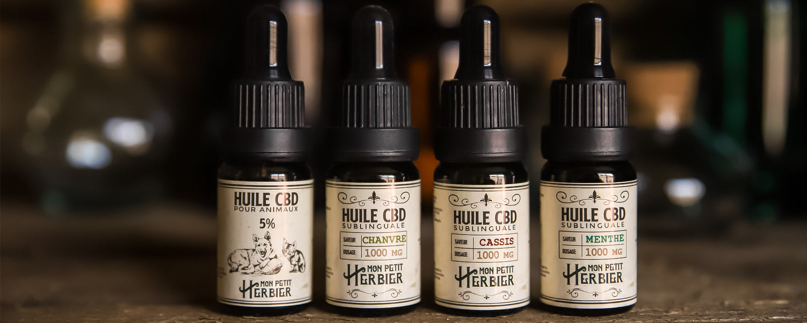 Slider huiles CBD - Mon Petit Herbier