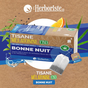 Thumbnail Tisane Mélatonine CBD Infusettes - Bonne nuit - Mon Petit Herbier