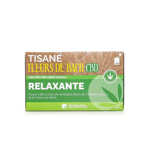 Thumbnail Tisane Fleurs de Bach Infusettes CBD - Relaxante -1000mg x 20 - Mon Petit Herbier